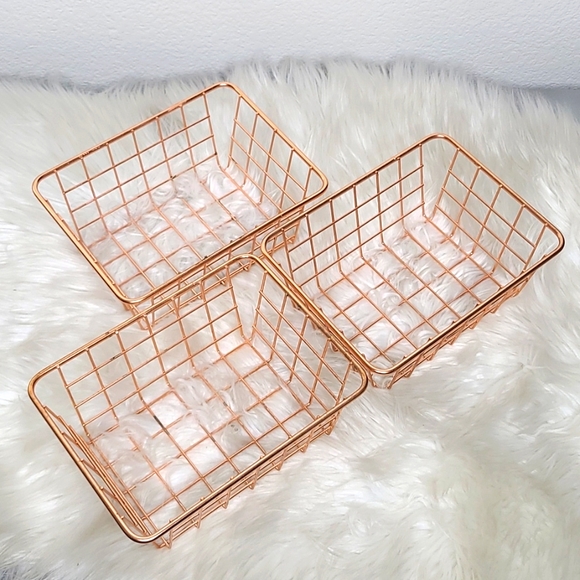 liscel Other - Wire Baskets Storage Organization Bathroom Vanity